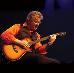 Rik Emmett with his Godin